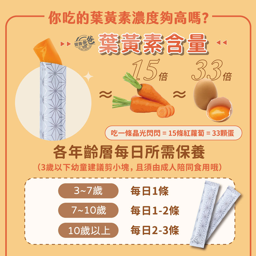 晶光閃閃葉黃素機能果凍