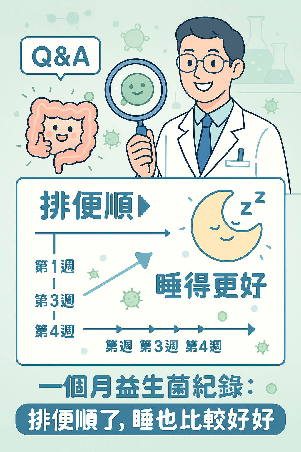 實測一個月益生菌紀錄，排便順暢與睡眠品質明顯改善的日常體驗分享